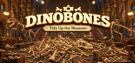 DinoBones: Tidy Up the Museum — Steam header