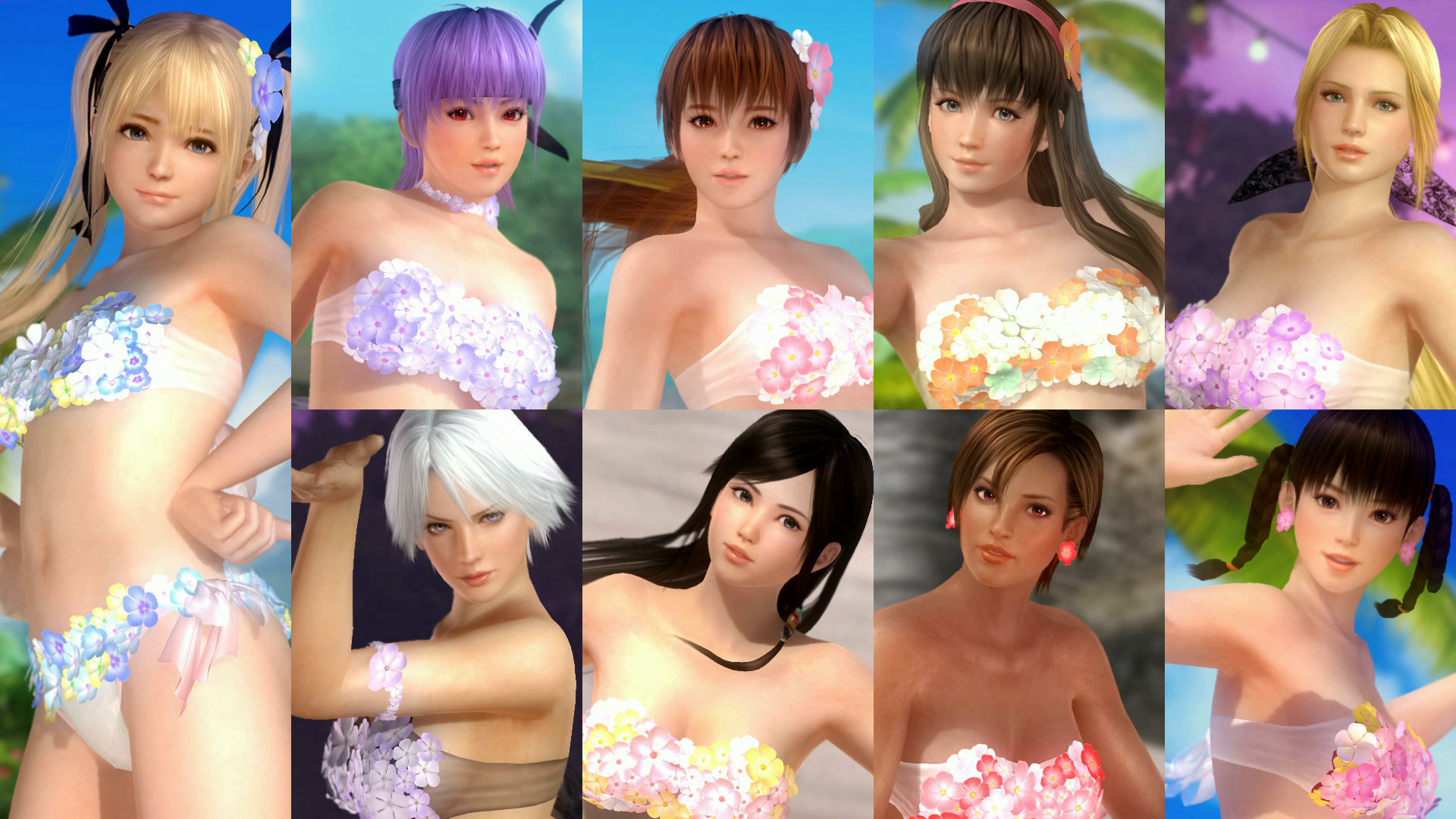 DOA5LR Flower Set screenshot 1
