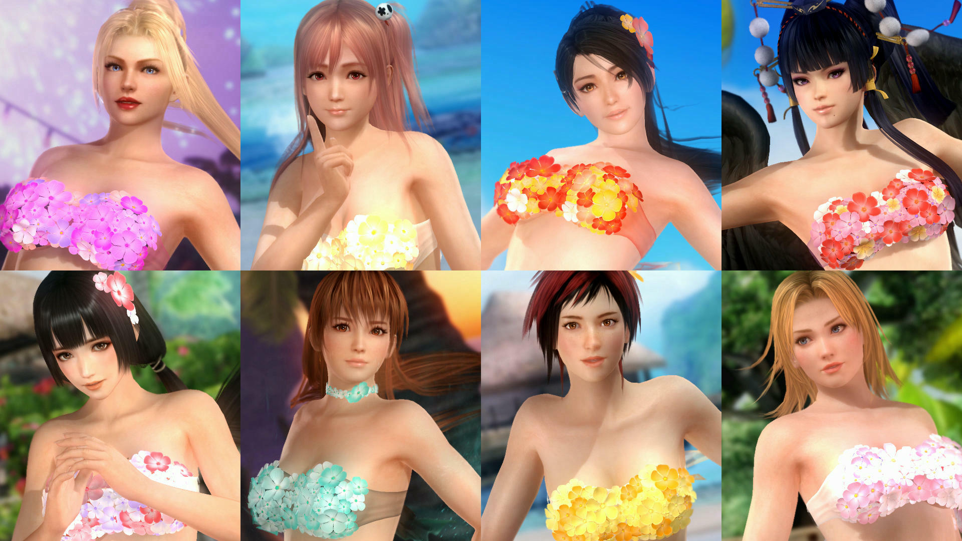 DOA5LR Flower Set screenshot 2