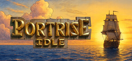 Portrise Idle — Steam header