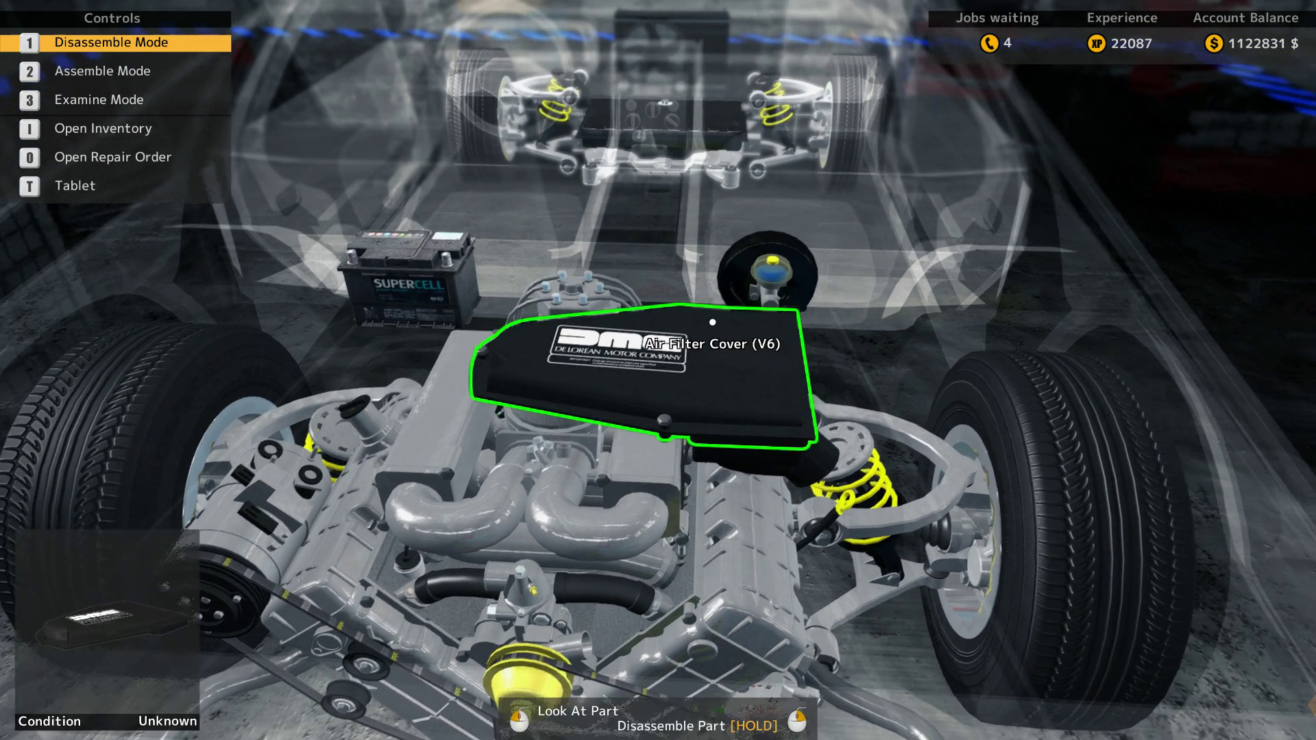 Car Mechanic Simulator 2015 - DeLorean screenshot 2