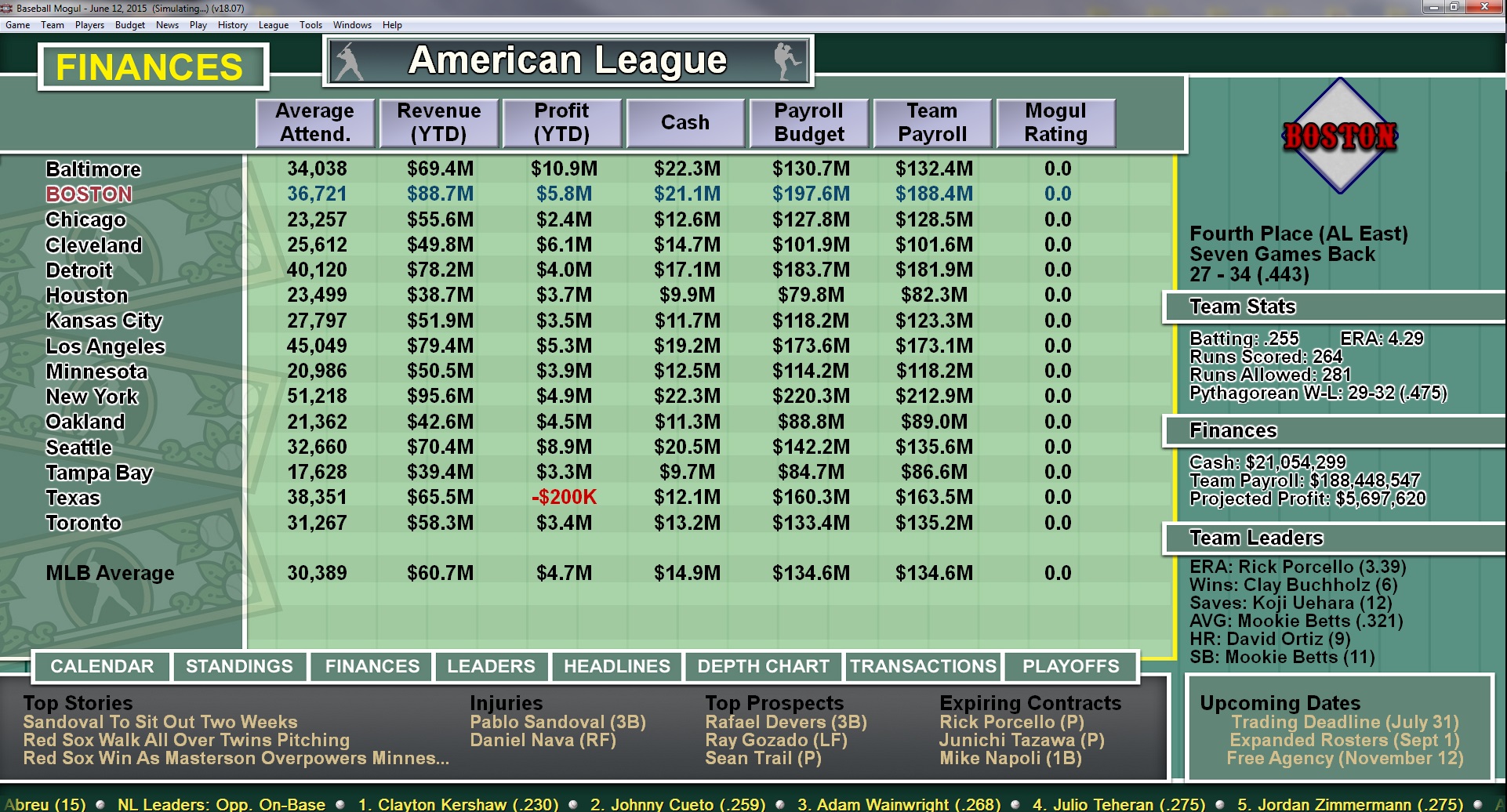 Baseball Mogul Diamond screenshot 8