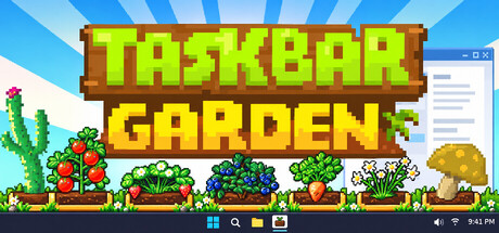 Taskbar Garden — Steam header