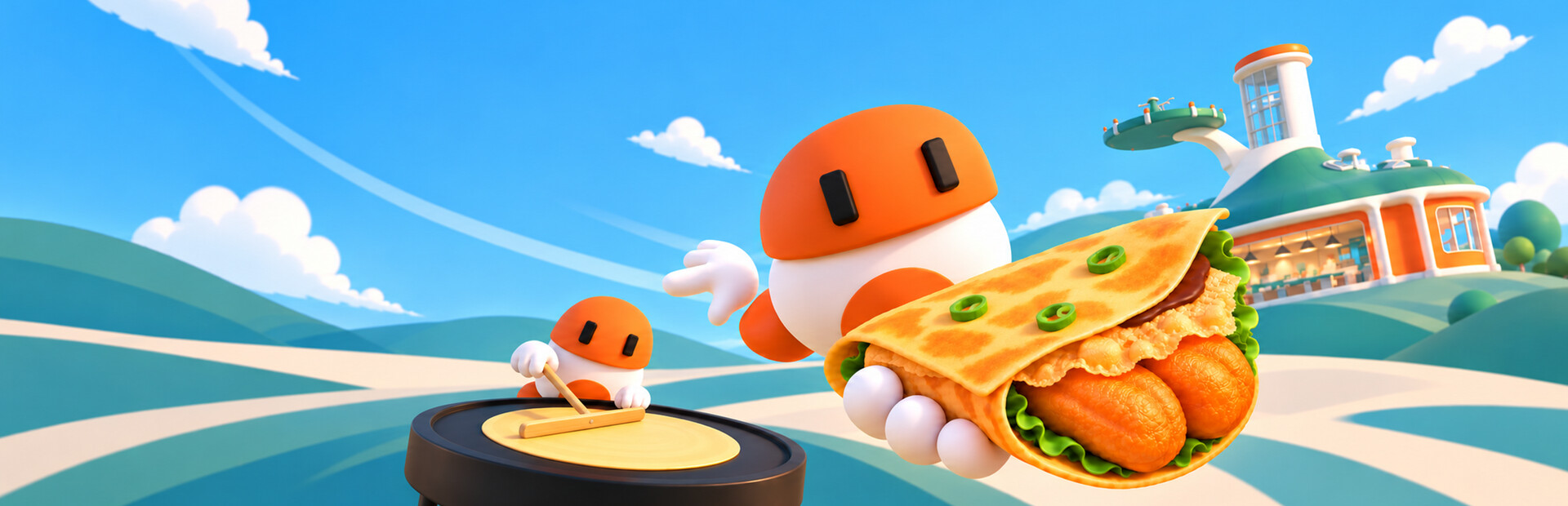 一起摊煎饼!Griddle Up!