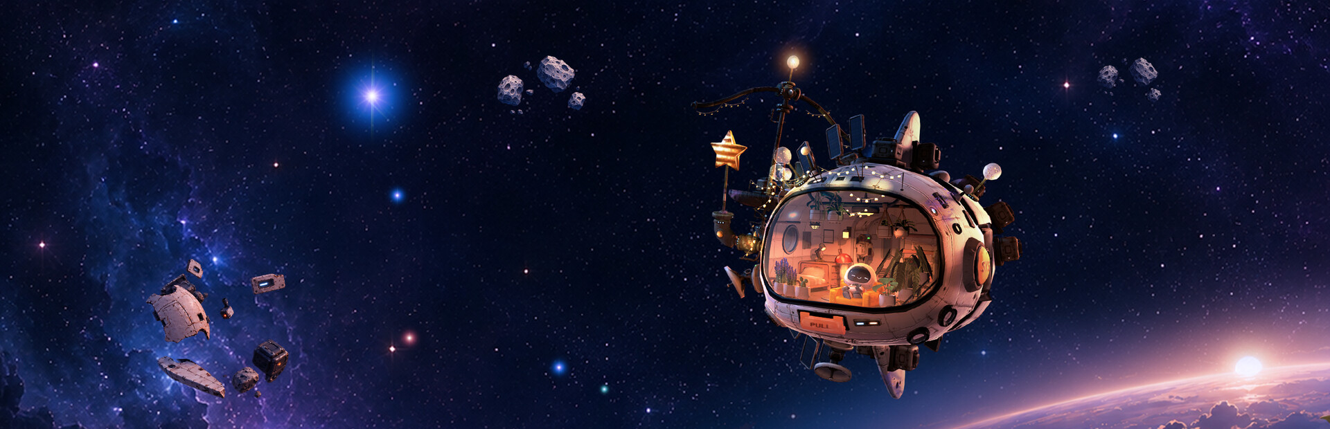 THE ASTRONAUT Desktop Idle
