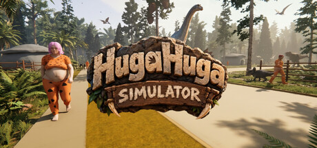 HugaHuga Simulator — Steam header