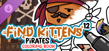 FIND KITTENS 12: Pirates - Coloring Book