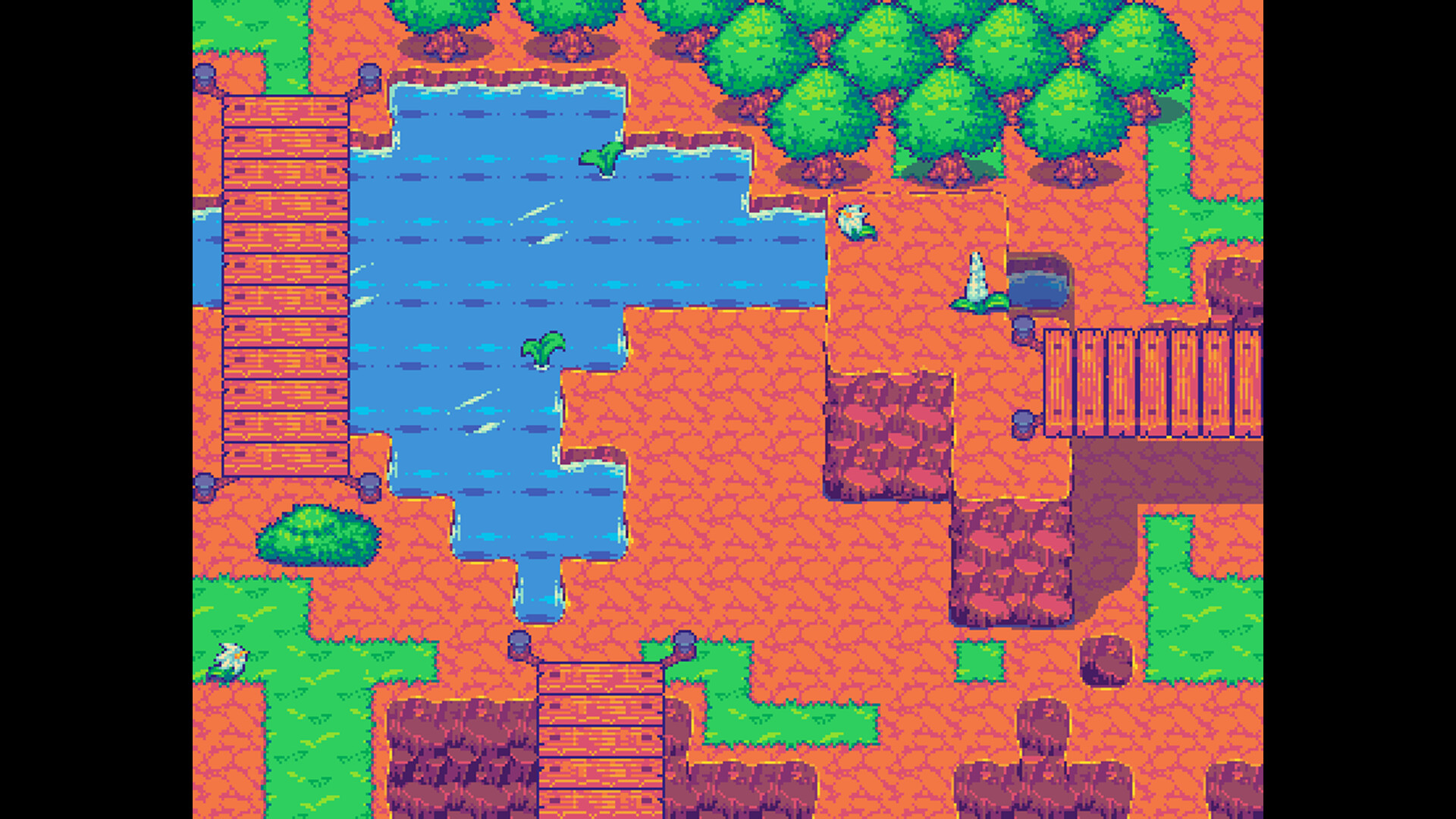 Steam：RPGツクールMZ - TinyRPG - 緑の原野タイルセット
