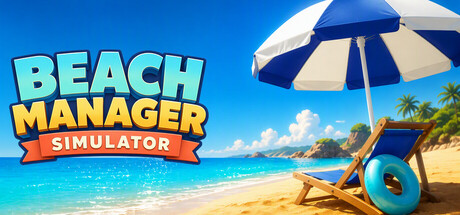 Beach Manager Simulator — Steam header
