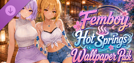 Femboy Hot Springs Wallpaper Pack