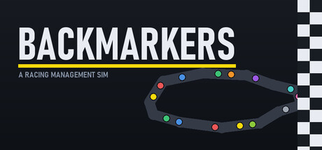 Backmarkers: A Racing Management Sim — Steam header