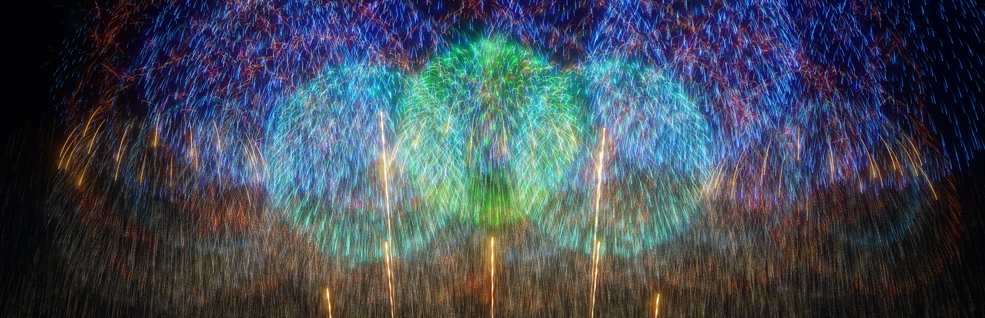 BURST NOIR - Fireworks Simulator