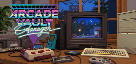Arcade Vault Manager : Game Sell Simulator — Steam header