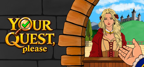 Your quest, please — Steam header