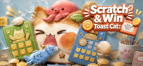 Toast Cat: Scratch & Win