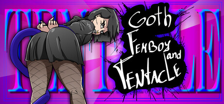 Goth Femboy and Tentacle