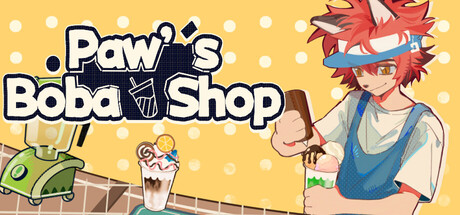 Paw's Boba Shop — Steam header