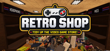 Retro Shop: Tidy Up the Video Game Store! — Steam header