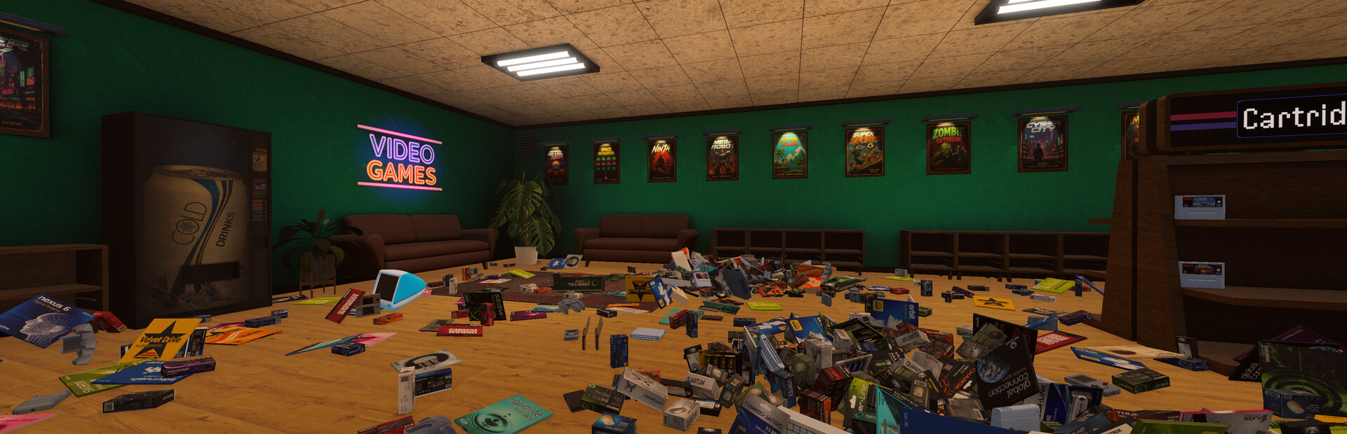 Retro Shop: Tidy Up the Video Game Store!