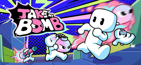 TAKE MY BOMB banner