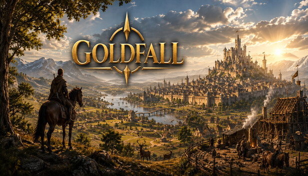 Goldfall promotional artwork medieval survival sandbox MMORPG
