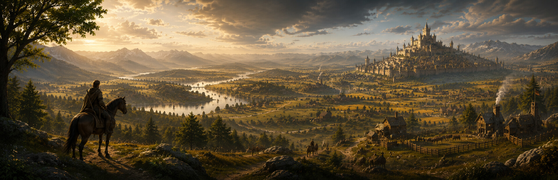 Goldfall Steam library artwork dunia medieval dan kerajaan