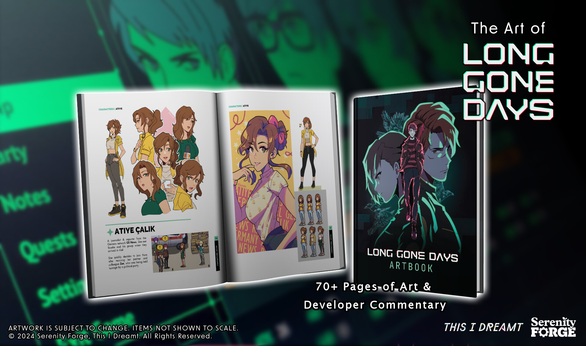 Long Gone Days Art Book screenshot 1