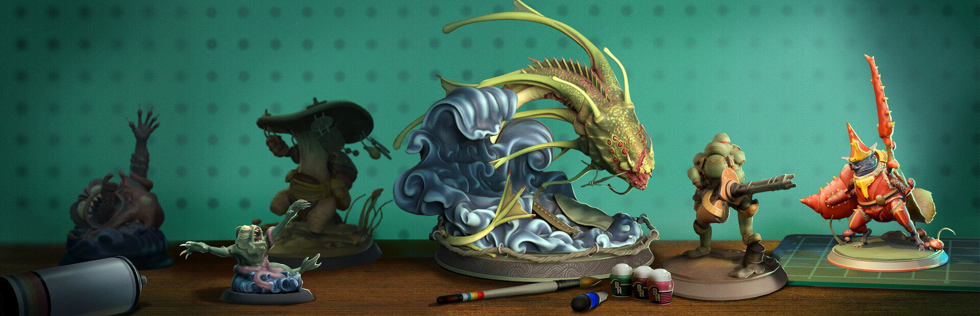 BrushHammer Miniature Painter VR