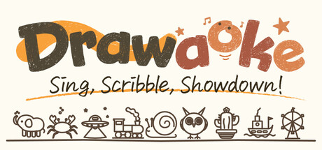 Drawaoke: Sing, Scribble, Showdown! — Steam header