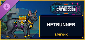 Cyberpunk Cats & Dogs - Netrunner (Sphynx)