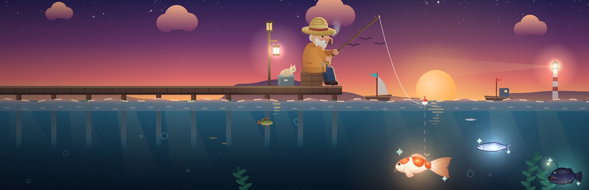 Sidebar Sea: Idle Fishing for Your Taskbar