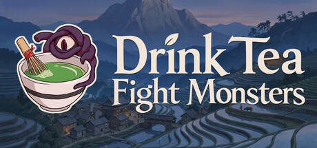 Drink Tea Fight Monsters — Steam header