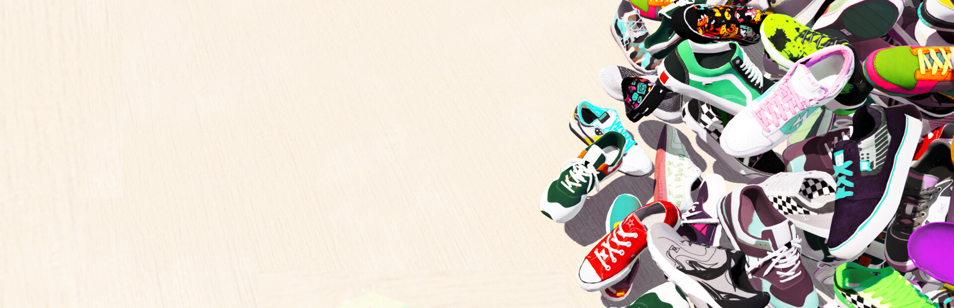 Sort Sneakers & Socks