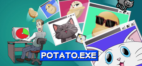 Potato.exe - A Game About Spinning a Wheel to Download Potatoes — Steam header