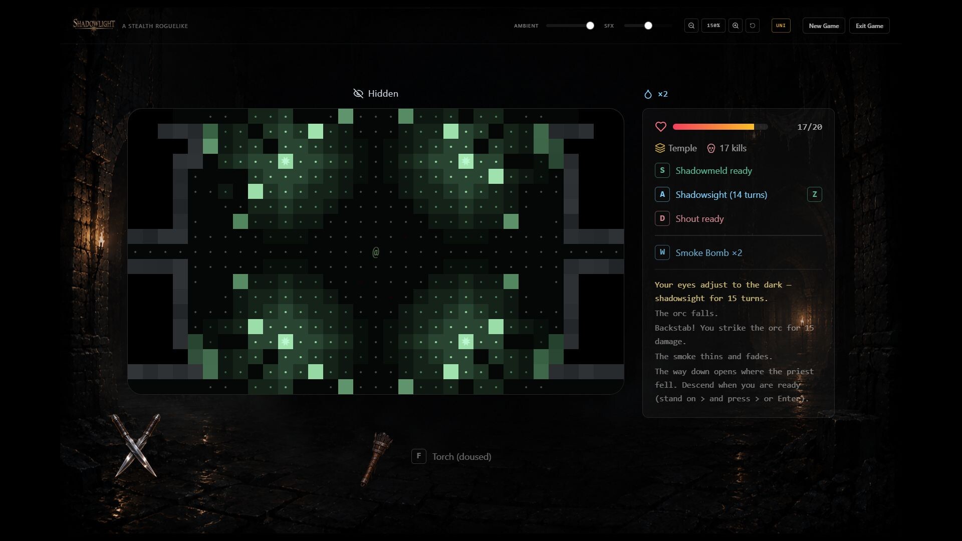 PRESENTATION & SORTIE - Shadowlight 2 Shadowlight - donjon