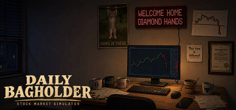 Daily Bagholder: Stock Market Simulator — Steam header