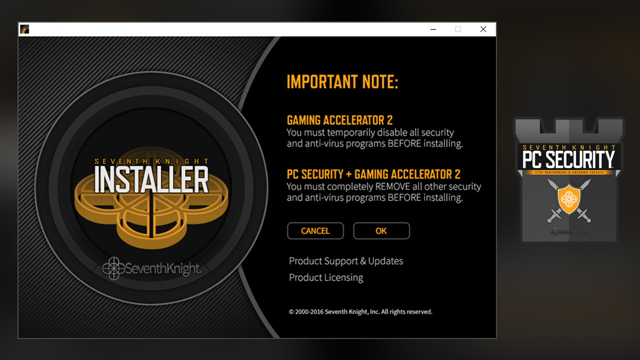 Seventh Knight PC Security screenshot 4