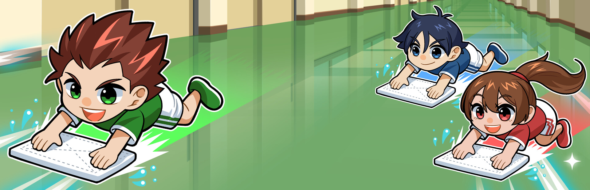 Floor Wiping Race
