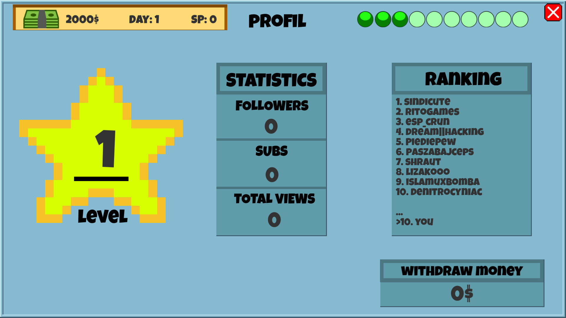 Streamer Simulator screenshot 3