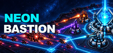 Neon Bastion — Steam header