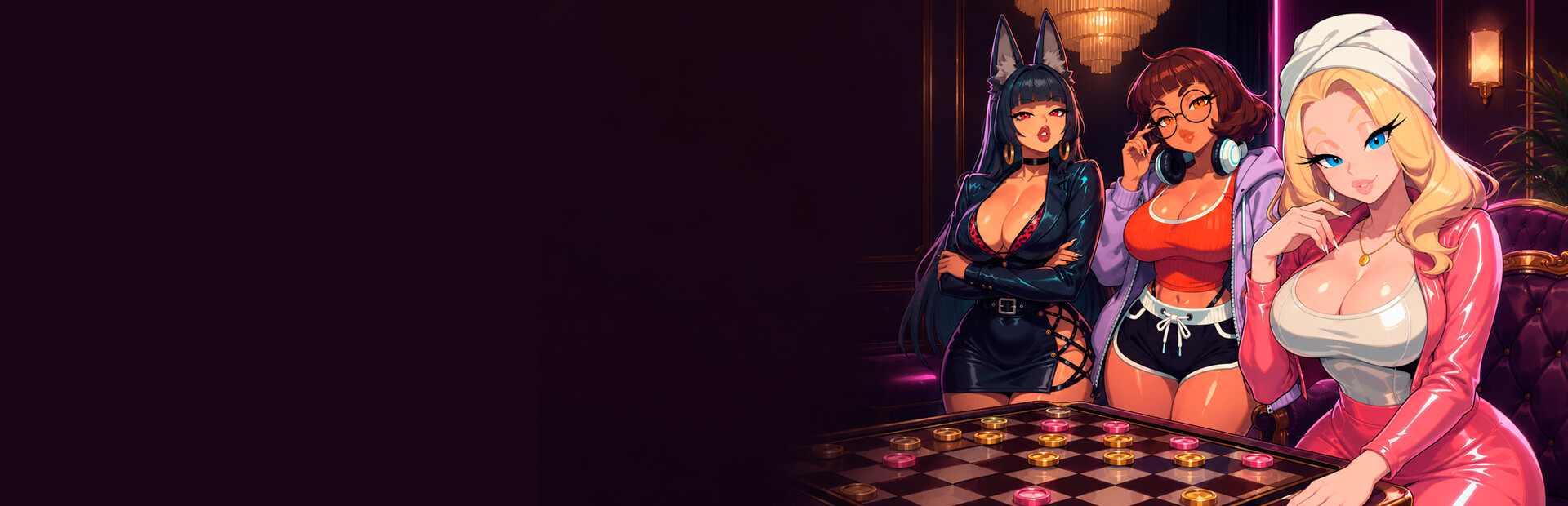 Waifu Strip Duel: Hentai Checkers
