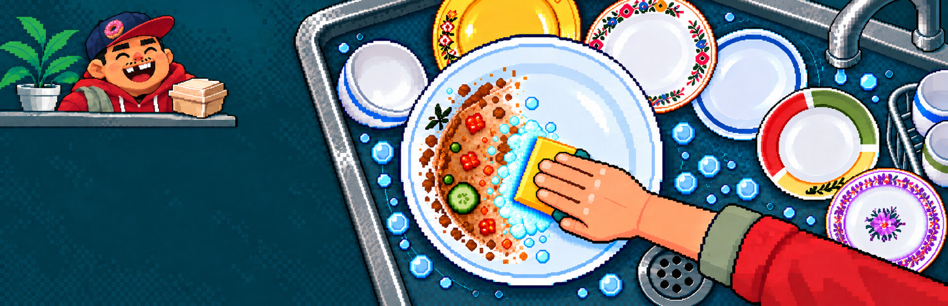 Run Man: Wash the Dish