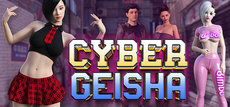 Cyber Geisha 🪭 — Steam header