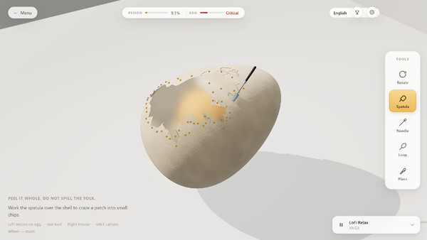 Raw Egg Peeling screenshot 5