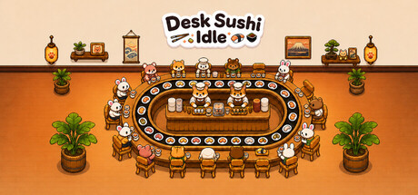 Desk Sushi Idle — Steam header