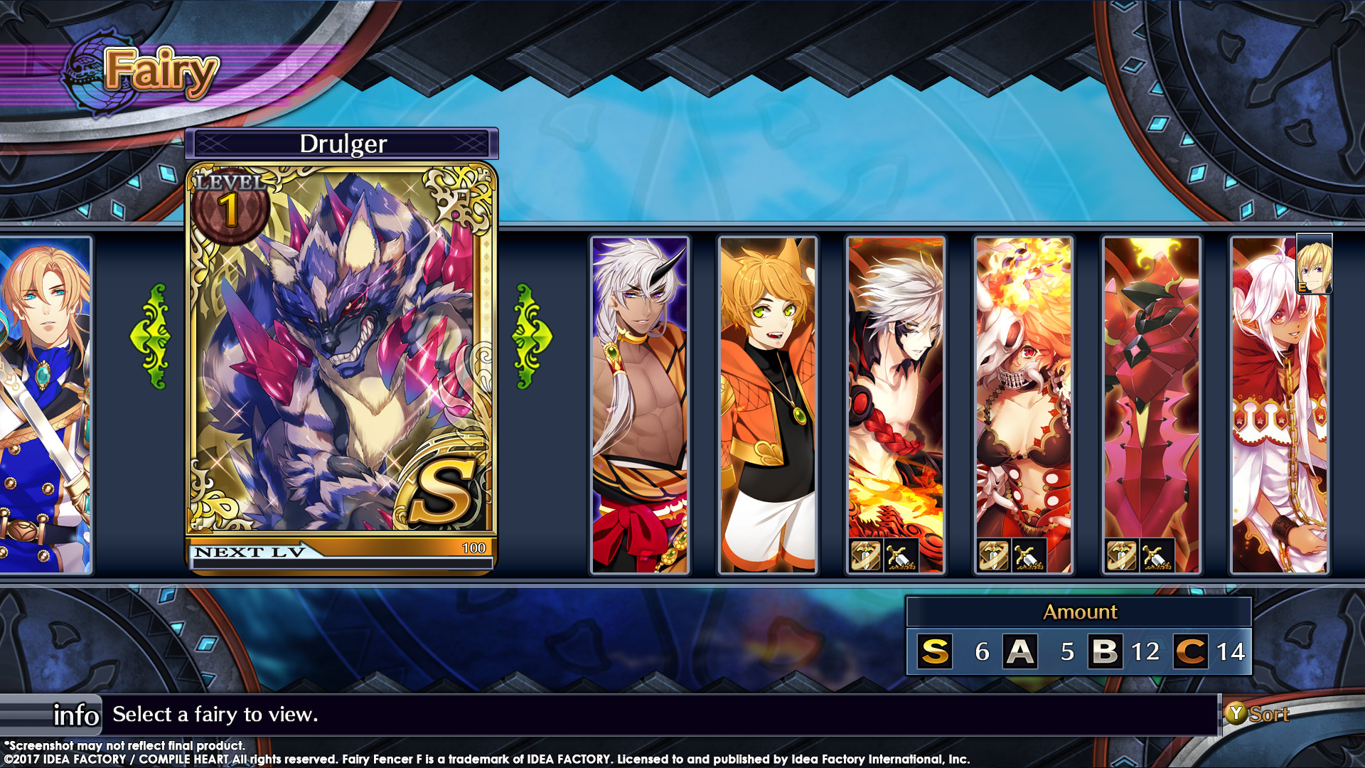 Fairy Fencer F ADF Fairy Set 2: Aques and Drulger screenshot 2
