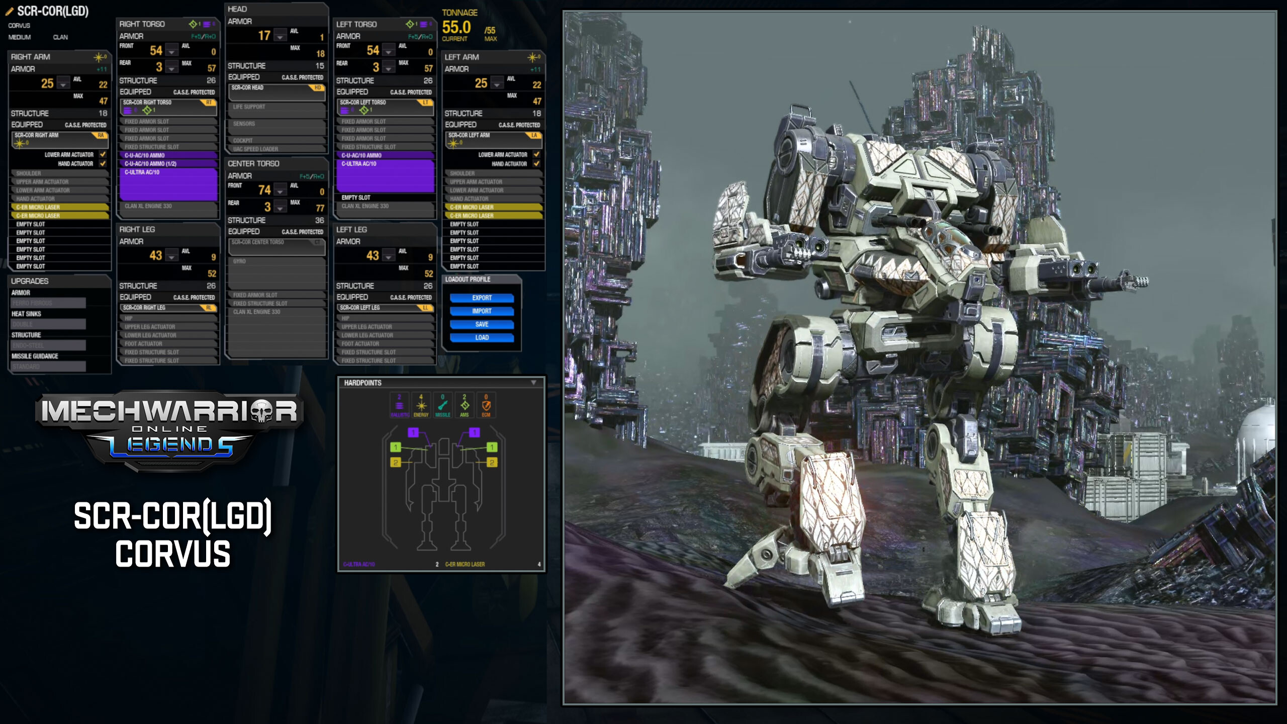 MechWarrior Online™ - Corvus Legendary Mech Pack — image 2