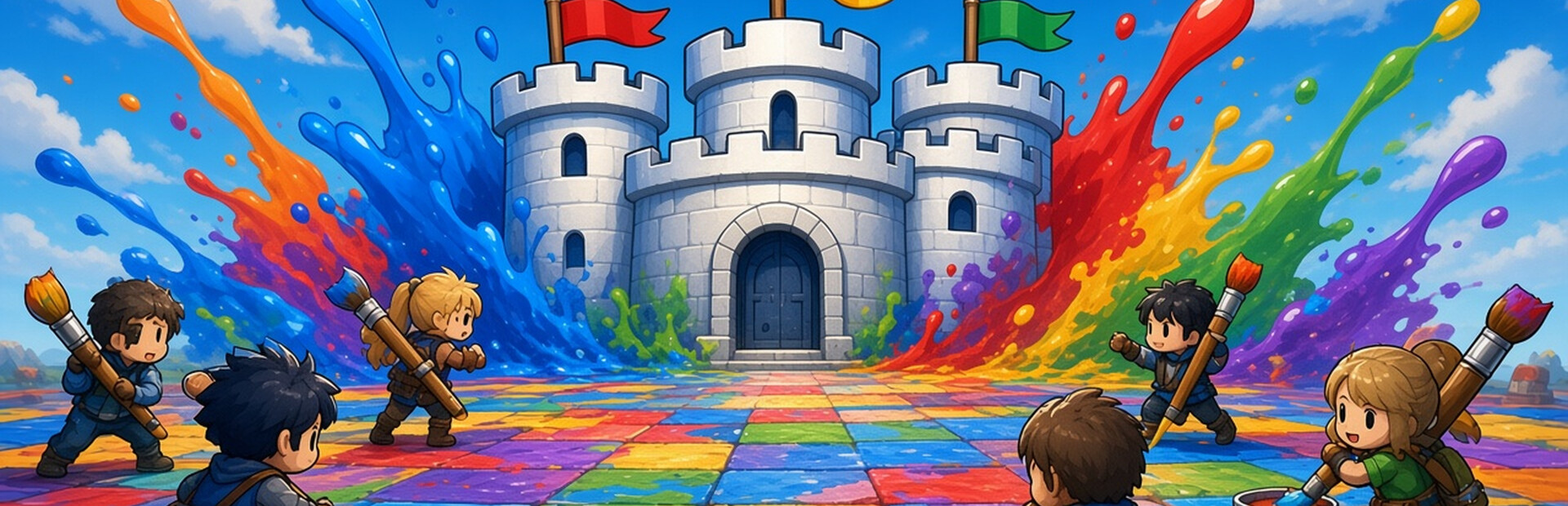 しろを塗る Castle Paint