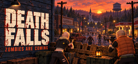 Death Falls: Zombies Are Coming — Steam header