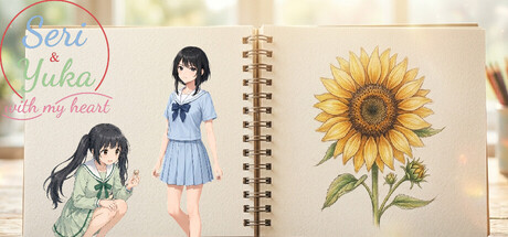 Seri & Yuka with my heart — Steam header